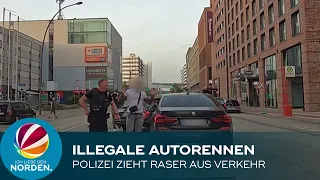Illegale Autorennen & Co.: Kontrollgruppe Autoposer zieht Raser in Hamburg aus dem Verkehr