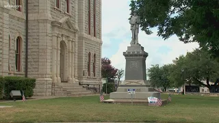 Hundreds clash over removal of Confederate statue in Parker County