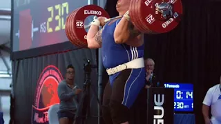 Fernando Reis (105+) - 230kg Clean and Jerk @ 2017 Pan American Championships