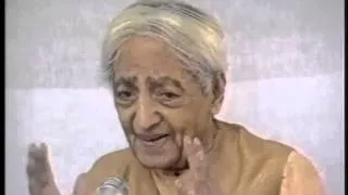 J. Krishnamurti - Rajghat 1985 - Public Talk 3 - As long as there is a meditator, there is no...