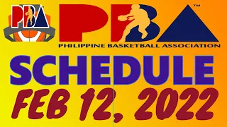 PBA GAME SCHEDULE I GOVERNORS CUP SEASON 47 I FEBRUARY 12, 2022 I INTERGA