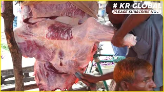 Fastest Butcher Beef Cutting Skills at Beef shop | Beef Cutting skill | Cow Meat | Fresh Meat | Beef