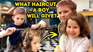 9-year-old deaf hairdresser cuts girl’s hair in unique way