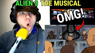 ♪ ALIEN 3 THE MUSICAL - Animated Parody Song @lhugueny REACTION!