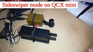 Sideswiper режим на QCX mini и немного про телеграфные ключи  // 4.04.24