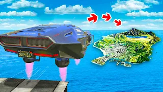 СМОЖЕТ ЛИ ЛЕТАЮЩИЙ КОРАБЛЬ ПЕРЕЛЕТЕТЬ ВСЮ КАРТУ В ГТА 5 ? - ЭКСПЕРИМЕНТ В GTA 5