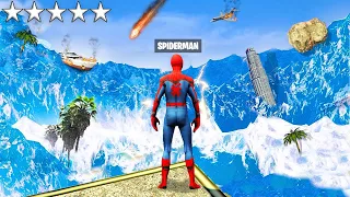 GROOTSTE TSUNAMI Overleven Als SPIDERMAN In GTA 5!