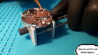 Disassembly of 6497 movement 17 jewels