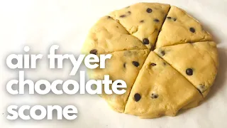 air fryer chocolate chip scone | easy recipe