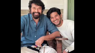 father and children love moments 🥰❤️||dulquer & mammukka video|| || MN CREATION||