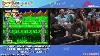 Sonic The Hedgehog 2 Coop by Aleck47 and MisterMV in 27:05 - SGDQ2014 - Part 29