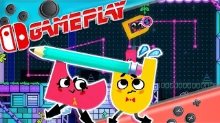 Snipperclips Gameplay - Kwingsletsplays (Nintendo Switch)