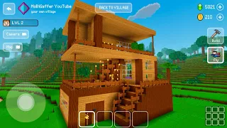 Block Craft 3D: Crafting Game #4029 | Wooden House 🏠