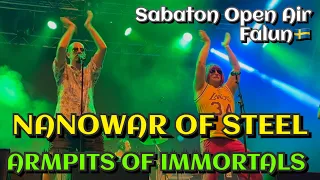 Nanowar of Steel - Armpits of Immortals @Sabaton Open Air, Falun🇸🇪 August 5, 2022 LIVE HDR 4K