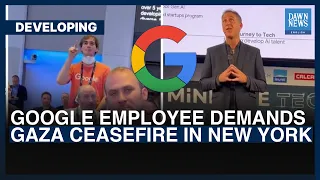 Google Engineer Demands Gaza Ceasefire During Israel Managing Director’s Talk | Dawn News English