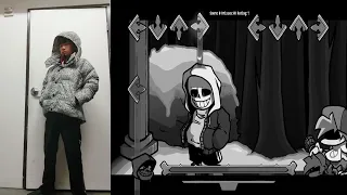 FRIDAY NIGHT DUSTIN' — PERSEVERANCE In Real Life | FNF VS Dusttale Sans