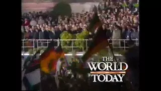 Clip 13   German Reunification, CNN, 1990 10 3