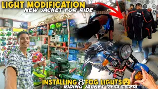 8 Fog Light Installation | New Jack for Ride | Riding Gears Shop | Axor | Rynox