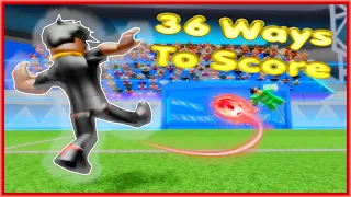 36 WAYS TO SCORE in Roblox Super Striker League ⚽