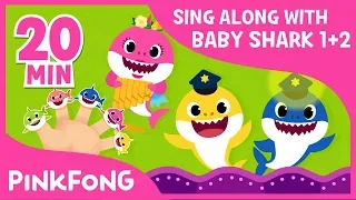 Baby Shark Season 1&2 ! | Sing Along with Baby Shark | Compilation | Pinkfong Songs for Children