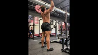 275x3 Strict Overhead Press Full Range of Motion