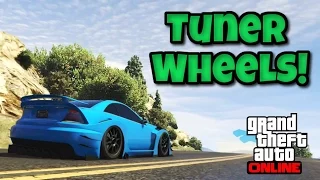 GTA 5 Tips #6: Tuner Wheels: Why You Should Use Them! Side By Side Comparison (PS4)