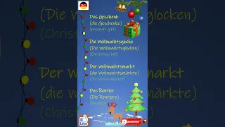 weihnachten | German Vocabulary | Christmas | A1 |  A2