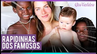 Giovanna Ewbank posa com os filhos no primeiro dia de 2021!!