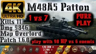 World of Tanks M48A5 Patton Replay - 11 Kills 9.8K DMG(Patch 1.6.0)