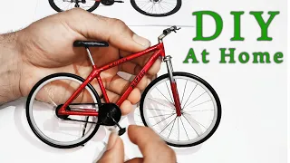 How to make perfect mini bicycle at home? DIY mini bicycle step by step