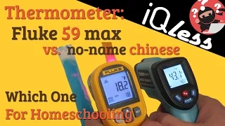 Laser Infrared Thermometer: Fluke 59 Max vs Chinese No name