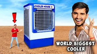 दुनिया का सबसे बड़ा कूलर 😯 I Made Biggest Water Cooler House | ये कूलर नही घर है