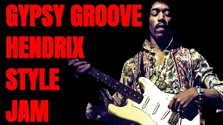 Gypsy Groove | Jimi Hendrix Style Guitar Jam Track in A Minor