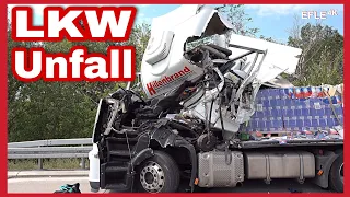 FAHRERHAUS VÖLLIG ZERRISSEN! 🛑 40-Tonner bei Unfall auf A9 bei Großkugel regelrecht aufgeschlitzt