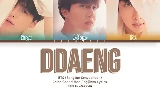 BTS RM, SUGA, j-hope 'DDAENG (땡)' (Color Coded Lyrics)