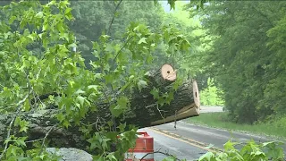 Daylight reveals damage in Crawford County after possible tornados