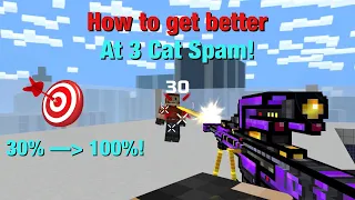 How to Become a Pro at 3 Cat Spam! | Pixel Gun 3D