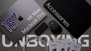 16" M1 Max MacBook Pro and Accessories Unboxing - An 8 year Upgrade