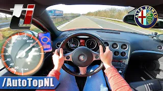 Alfa Romeo 159 3.2 V6 TOP SPEED on Autobahn [NO SPEED LIMIT] by AutoTopNL