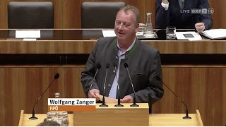 Wolfgang Zanger - Bundesministeriengesetz - 16.6.2016