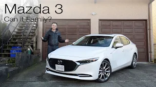 Can it Family? Clek Liing and Foonf child seat review in the Mazda 3 Sedan