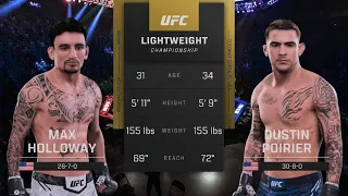 Max Holloway VS Dustin Poirier | EA UFC 5