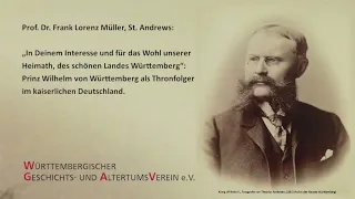 Prinz Wilhelm von Württemberg als Thronfolger im kaiserlichen Deutschland