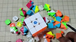Break the cube and reassemble​ || បំបែកគូបចេញ​ហើយ​ផ្គុំចូលវិញ