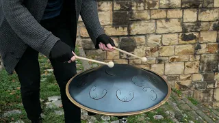 The Last of the Mohicans main theme handpan cover by enderummer