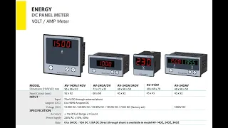 Multispan Single phase AC Panel Meter :AV - 41 CT  RadicalTechArt I RadicalTalks I RadicalTechMart