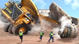 Extreme Dangerous Idiots Dump Trucks Operator Fails Working, Heavy Equipment Truck Driving Skills