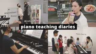 Day in the Life of a Piano Teacher (Self-Employed)