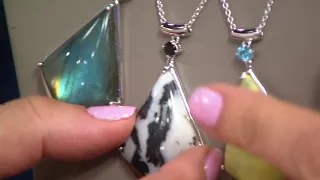 Generation Gems Kite Opaque Gemstone Necklace on QVC