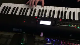My New Piano Melody as Played on Korg i3